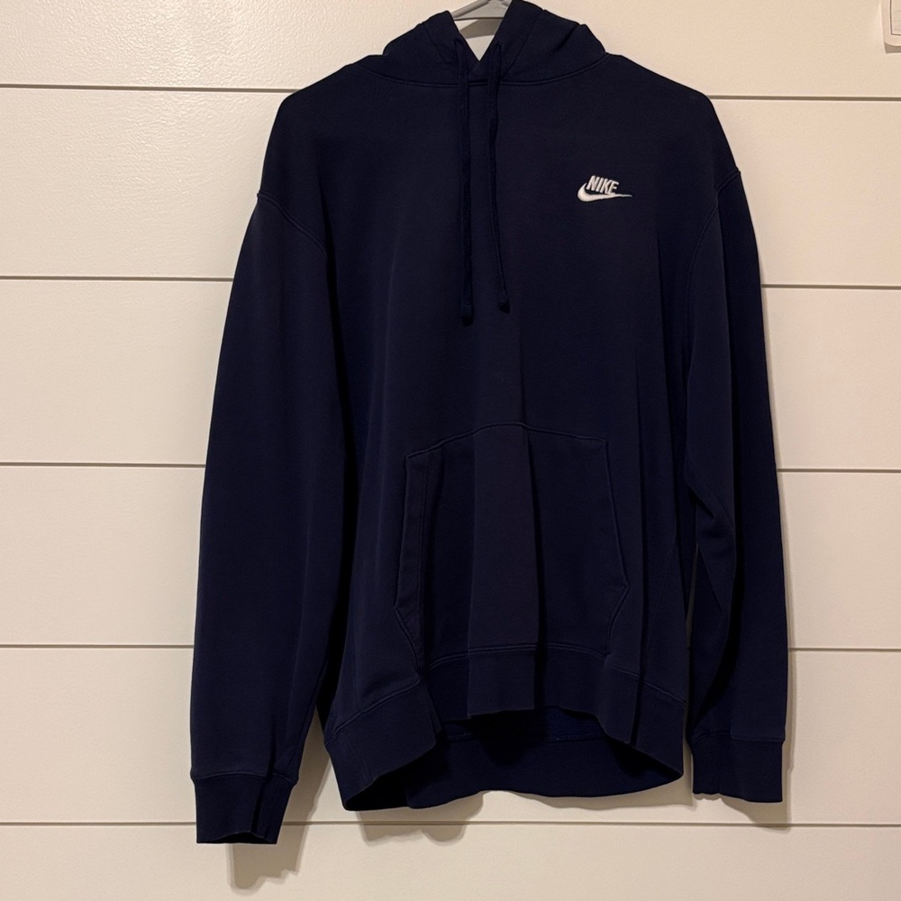Nike Men's Dark Blue Pullover Hoodie